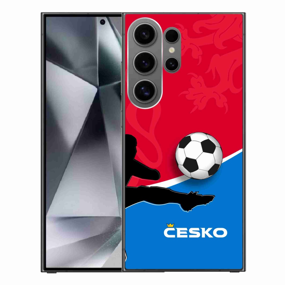 Gelový kryt mmCase na Samsung Galaxy S24 Ultra - fotbal Česko 2