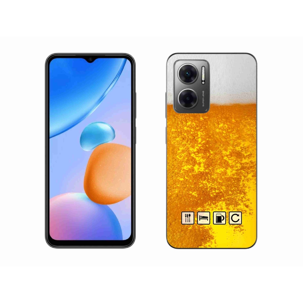 Gelový kryt mmCase na Xiaomi Redmi 10 5G - pivní motiv 3