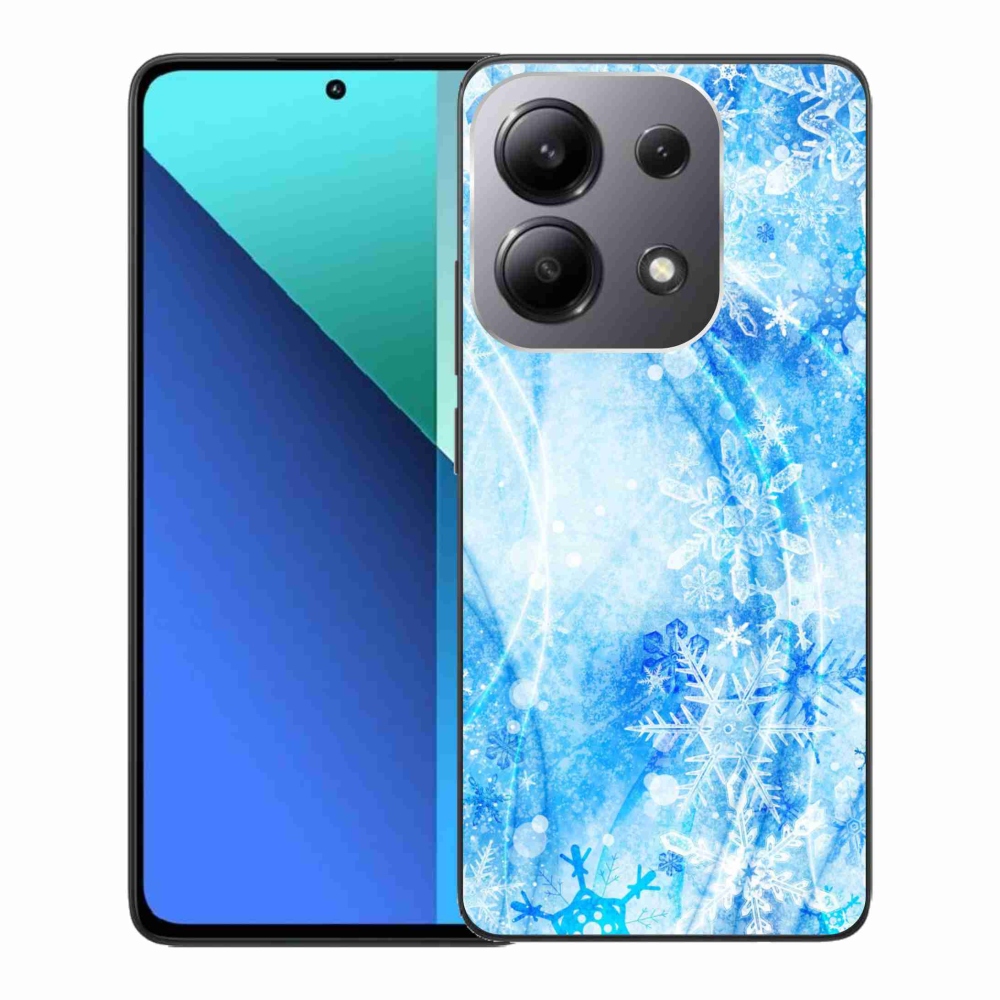 Gelový kryt mmCase na Xiaomi Redmi Note 13 - sněhové vločky