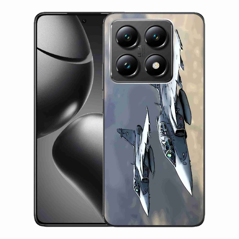 Gelový kryt mmCase na Xiaomi 14T - stíhačky