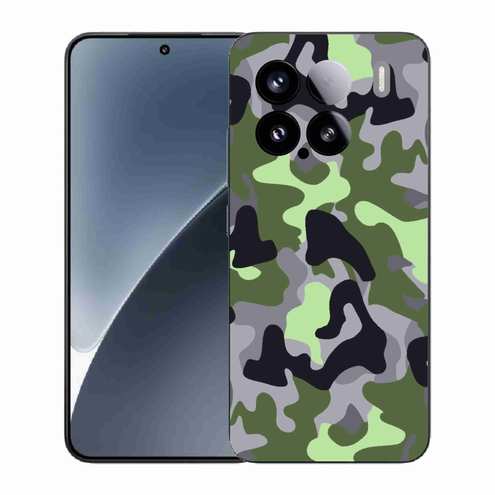 Gelový kryt mmCase na Xiaomi 15 - maskáčový vzor 7