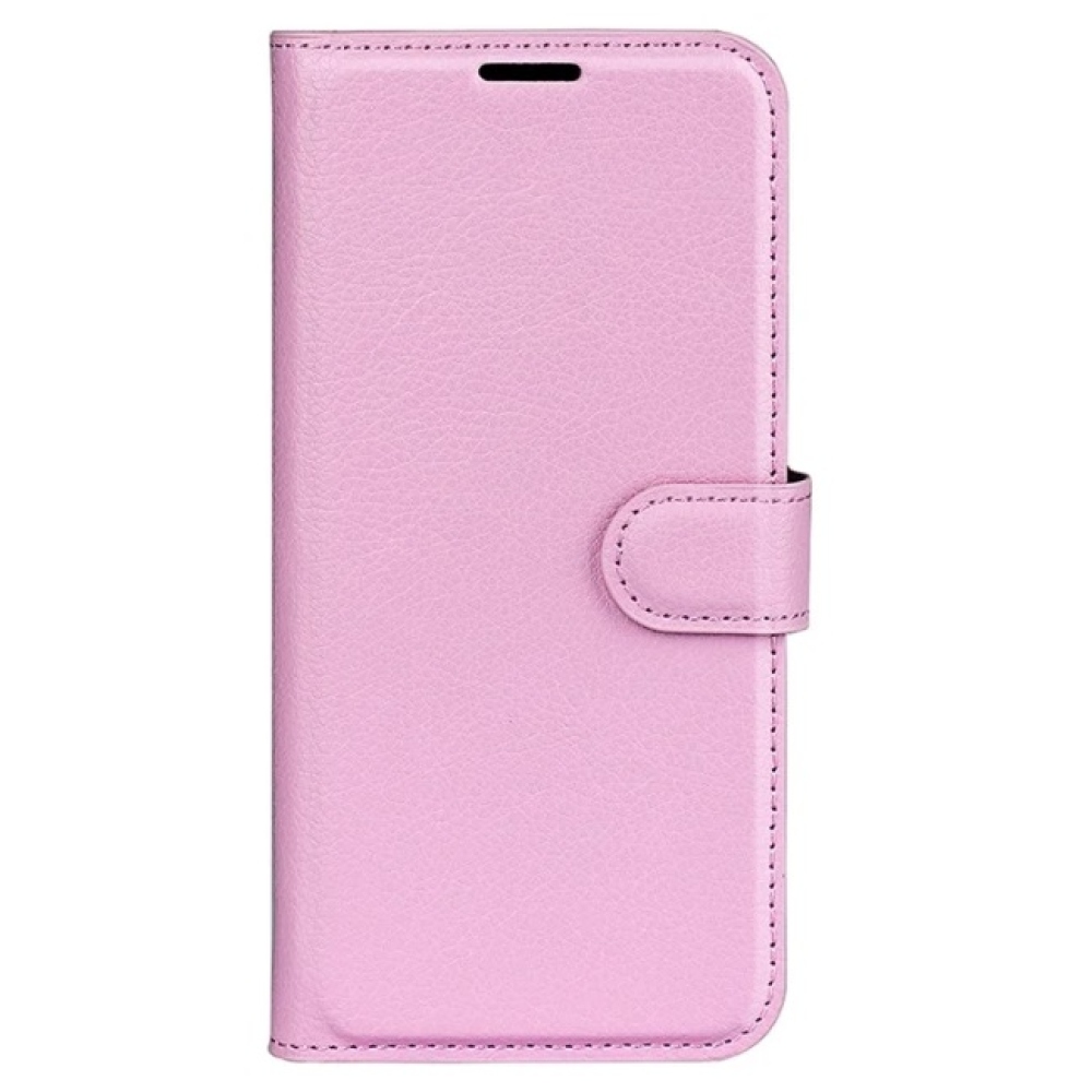 Litchi knížkové pouzdro na Xiaomi 14 - růžové
