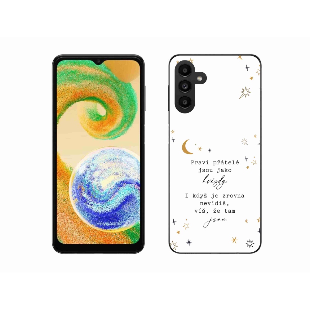 Gelový kryt mmCase na Samsung Galaxy A04s (164.7x76.7x9.1mm) - citát 6 bílé pozadí