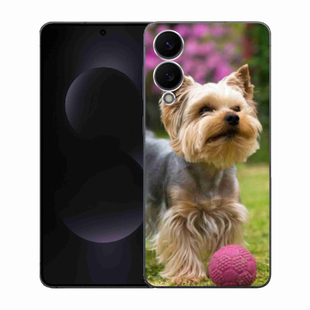 Gelový kryt mmCase na Samsung Galaxy S25 Edge - jorkšír 4