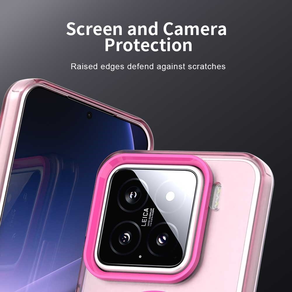 Candy gelový obal s MagSafe na Xiaomi 15 Pro - růžový
