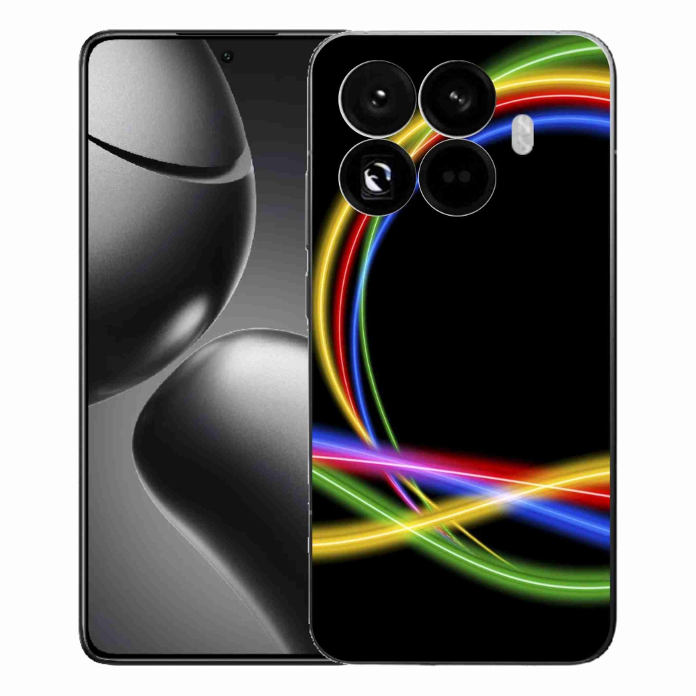 Gelový kryt mmCase na Xiaomi 15T Pro - neonové kruhy