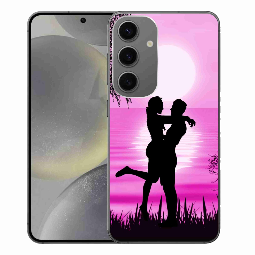 Gelový obal mmCase na Samsung Galaxy S24+ - západ slunce