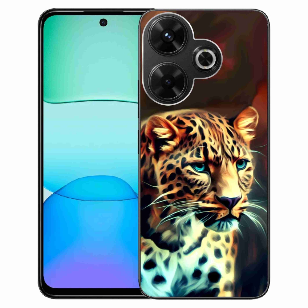 Gelový kryt mmCase na Xiaomi Redmi 13 4G/Poco M6 4G - leopard