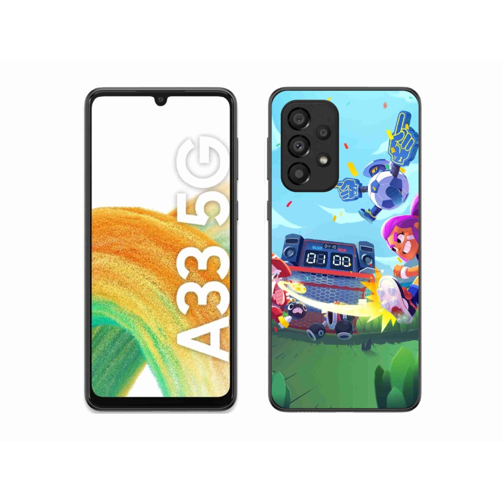 Gelový kryt mmCase na Samsung Galaxy A33 5G - brawl stars 1