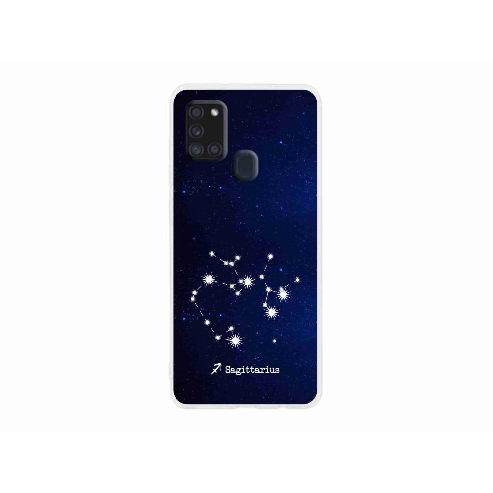 Gelový kryt mmCase na Samsung Galaxy A21s - souhvězdí Střelce