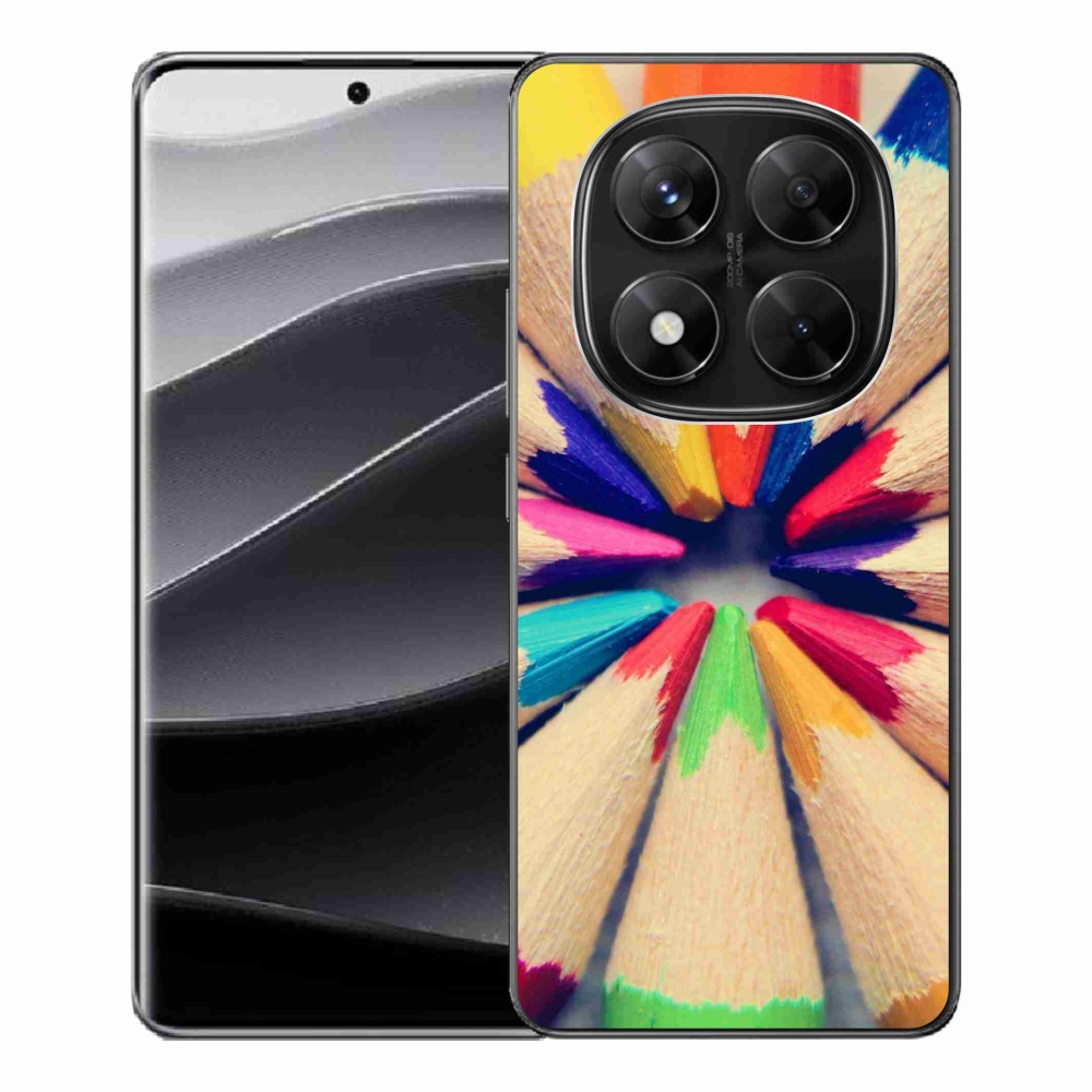 Gelový kryt mmCase na Xiaomi Redmi Note 14 Pro 5G/Poco X7 5G - pastelky 