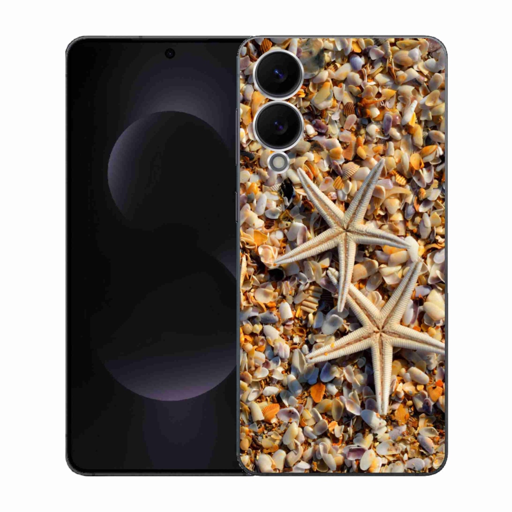 Gelový kryt mmCase na Samsung Galaxy S25 Edge - mořské hvězdice