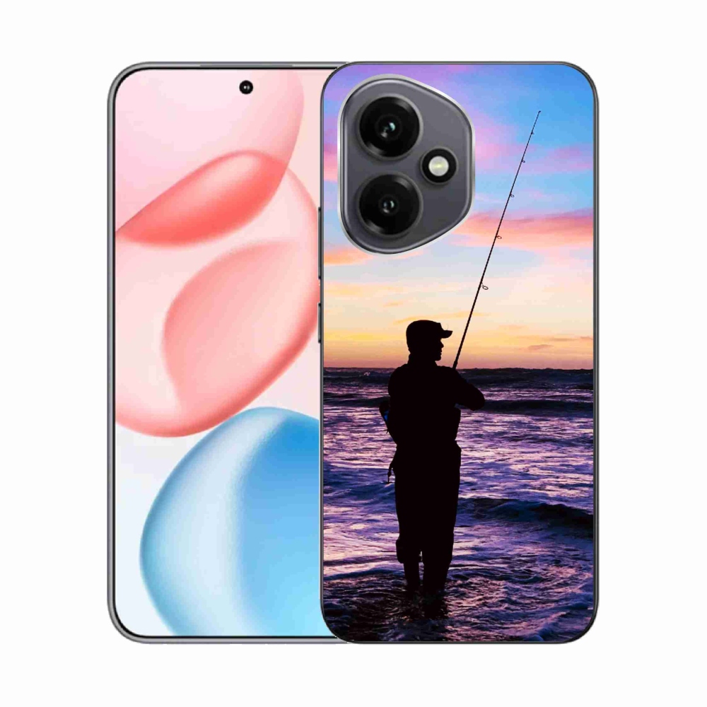 Gelový kryt mmCase na Honor 400 - rybaření 1