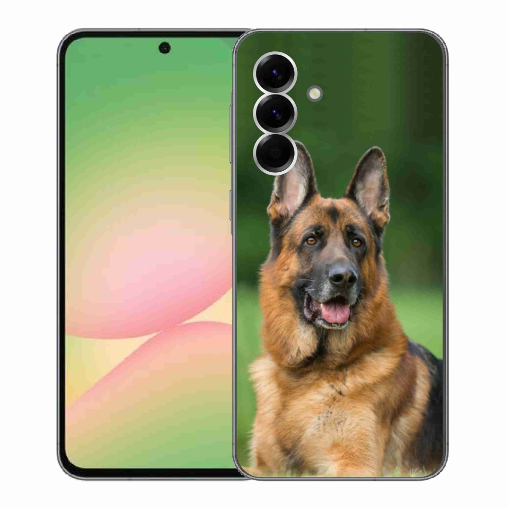Gelový kryt mmCase na Samsung Galaxy A56 5G - německý ovčák