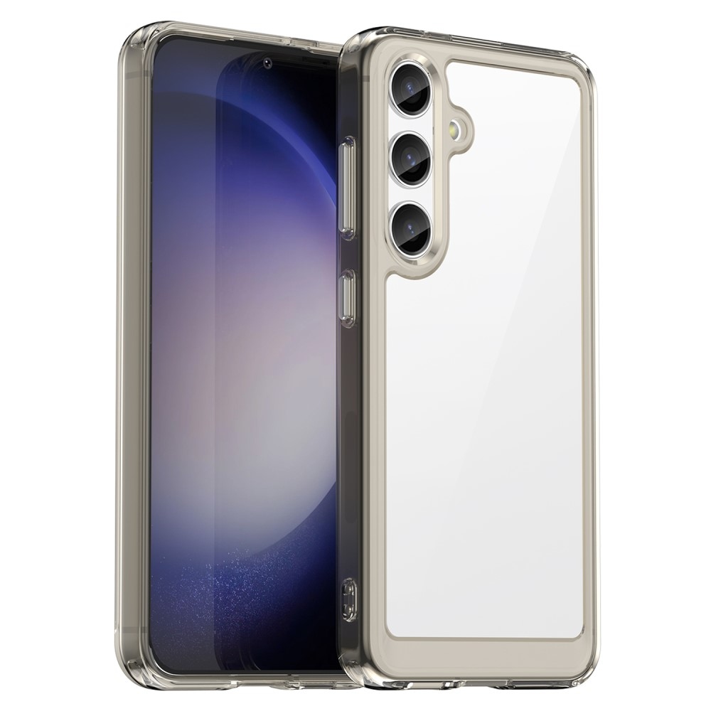 Gelový obal s pevnými zády na Samsung Galaxy S24+/S25+ - šedý