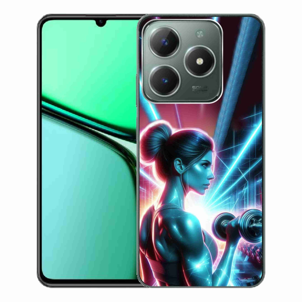 Gelový kryt mmCase na Realme C61 - posilování