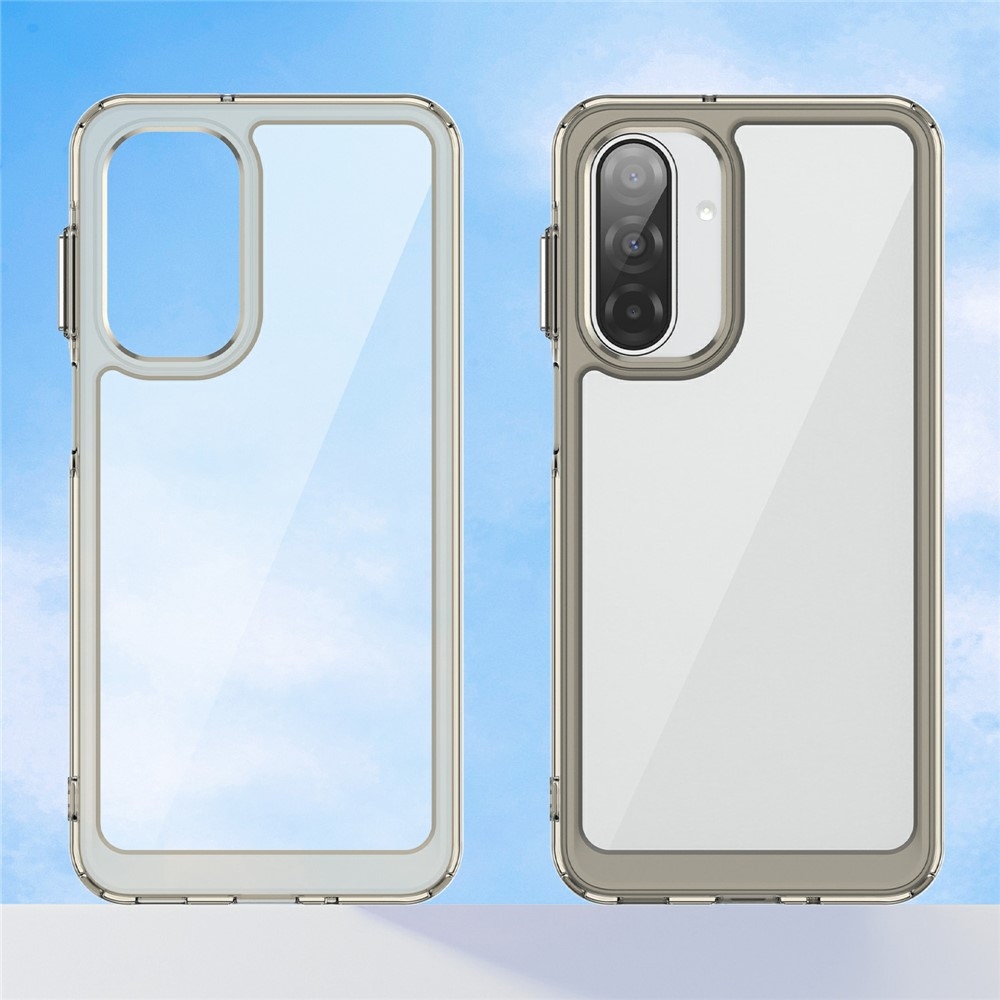 Gelový obal s pevnými zády na Samsung Galaxy A17 5G - šedý