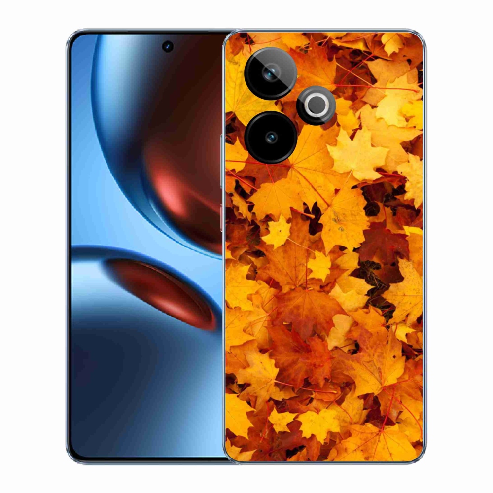 Gelový kryt mmCase na Realme GT 7 5G/GT 7T 5G - javorové listy
