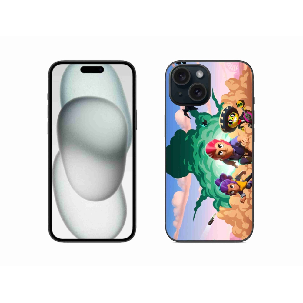 Gelový kryt mmCase na iPhone 15 - brawl stars