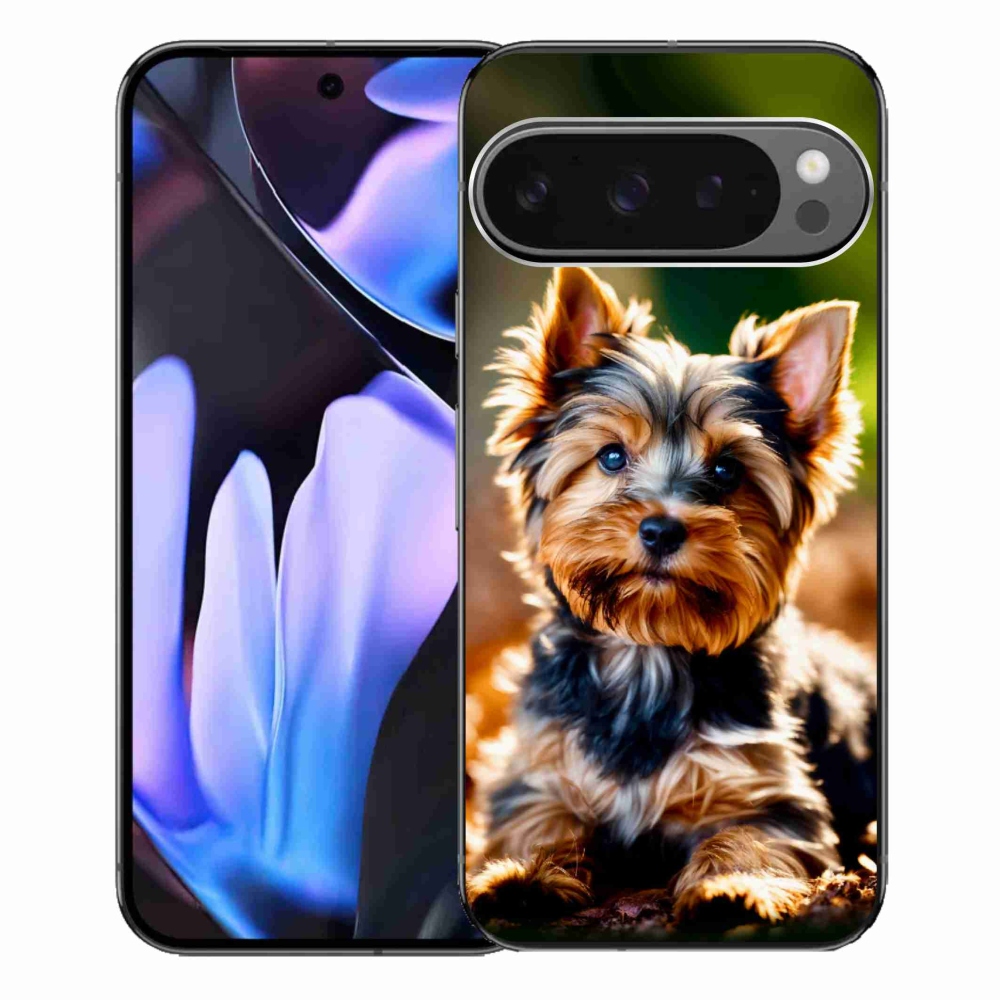 Gelový kryt mmCase na Google Pixel 9 Pro XL - jorkšír 10