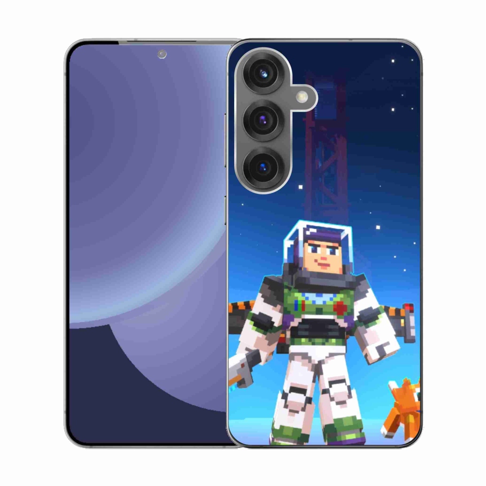 Gelový kryt mmCase na Samsung Galaxy S25 - minecraft 2