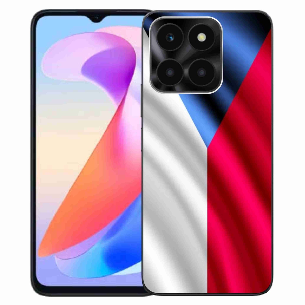 Gelový kryt mmCase na Honor X6a - česká vlajka
