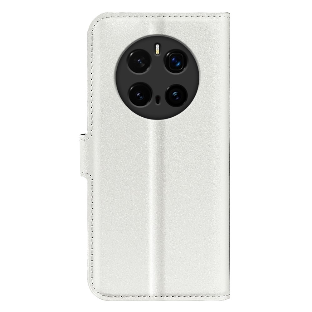 Litchi knížkové pouzdro na Honor Magic 7 Pro 5G - bílé
