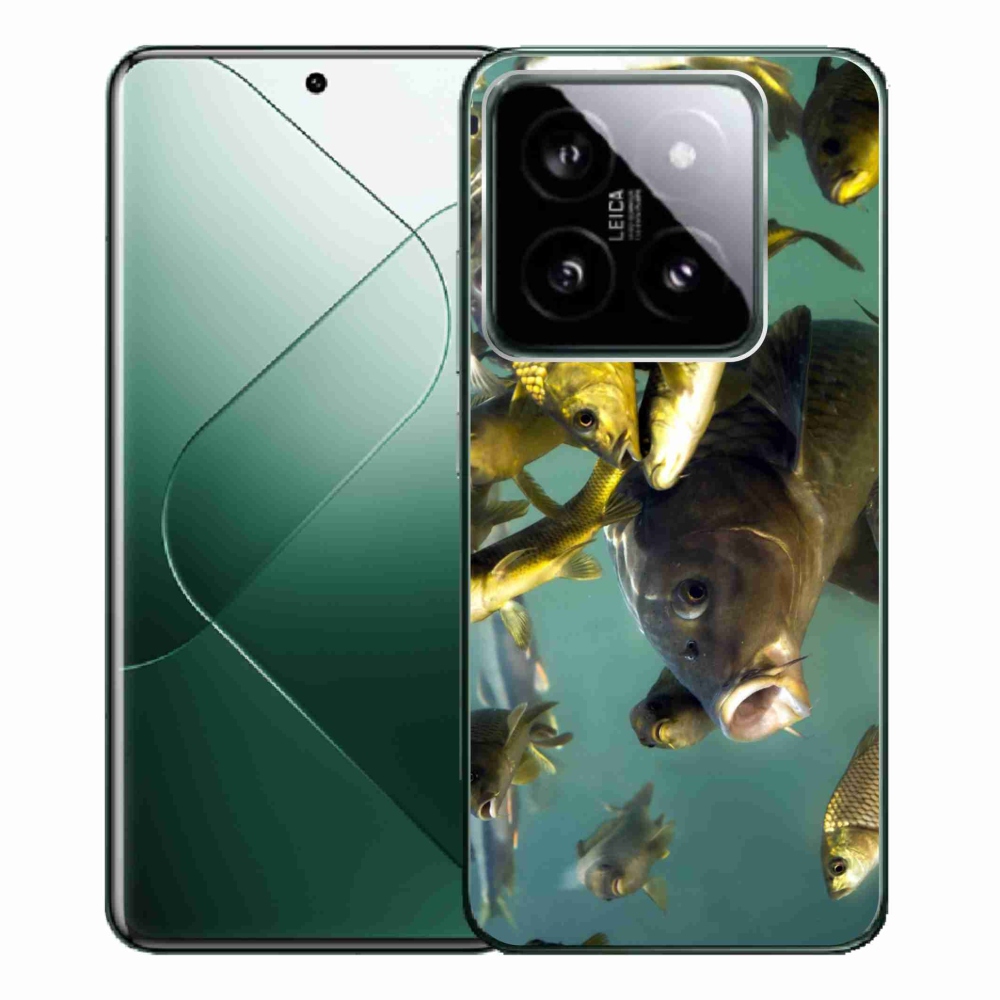 Gelový obal mmCase na Xiaomi 14 Pro - hejno ryb