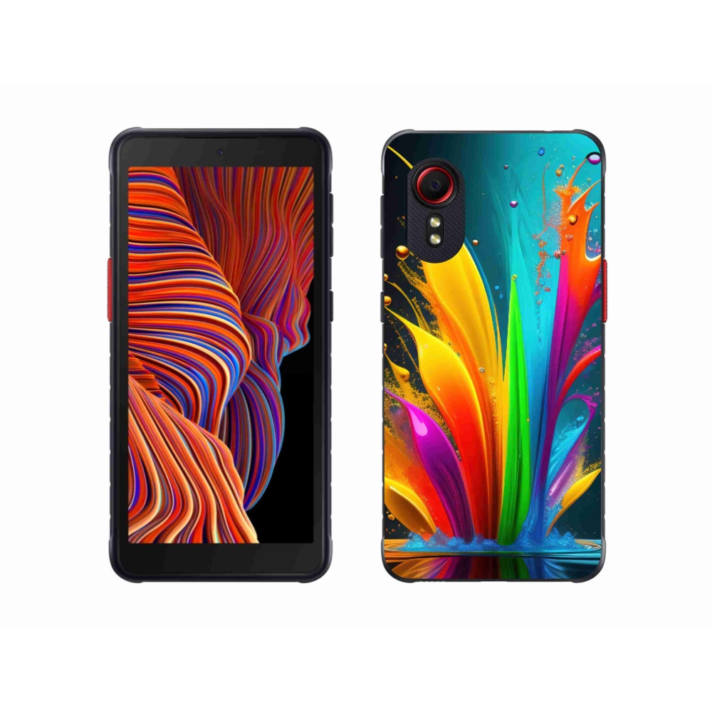 Gelový kryt mmCase na Samsung Galaxy Xcover 5 - abstraktní motiv 1
