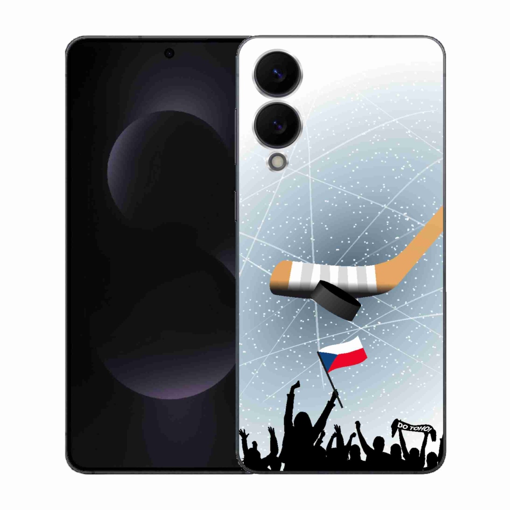 Gelový kryt mmCase na Samsung Galaxy S25 Edge - fanoušci hokeje
