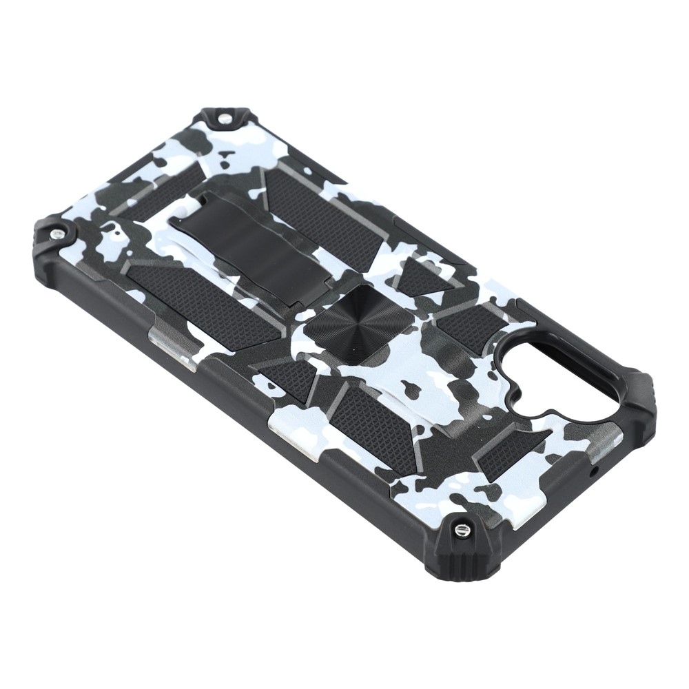 Camouflage odolný kryt na Samsung Galaxy A07 4G - černý