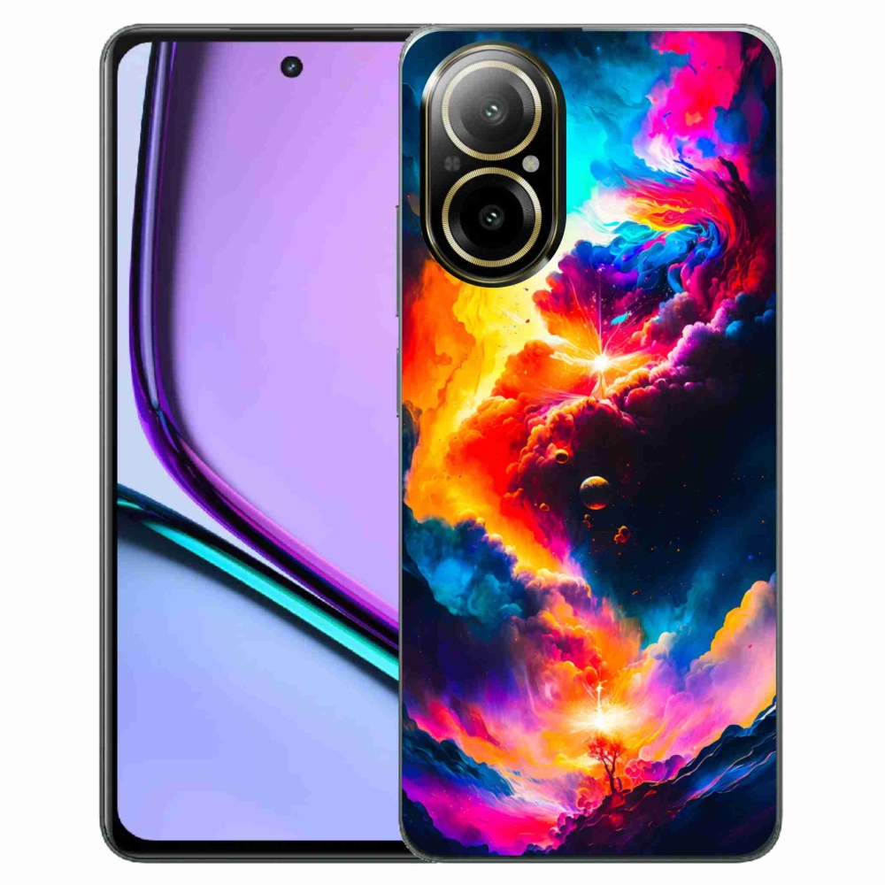 Gelový kryt mmCase na Realme C67 - abstraktní motiv