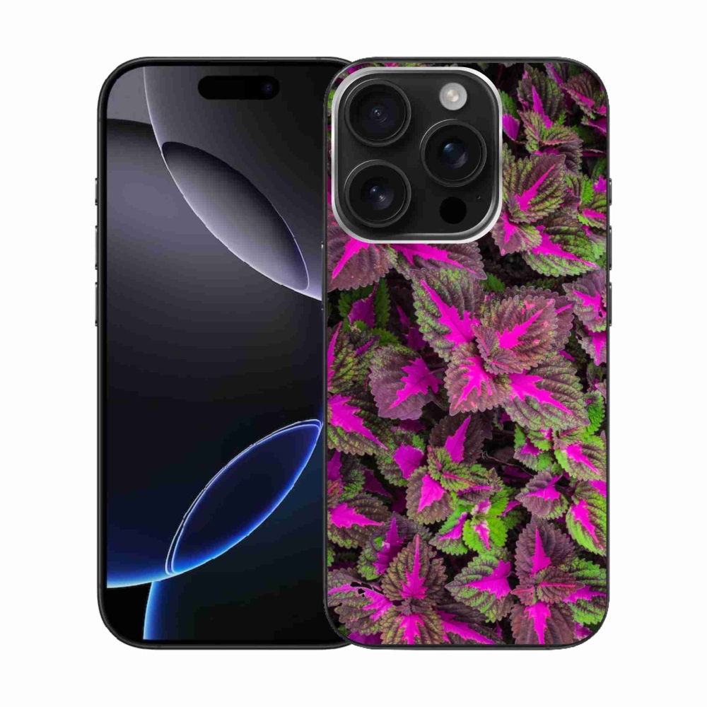 Gelový kryt mmCase na iPhone 16 Pro - květiny 10