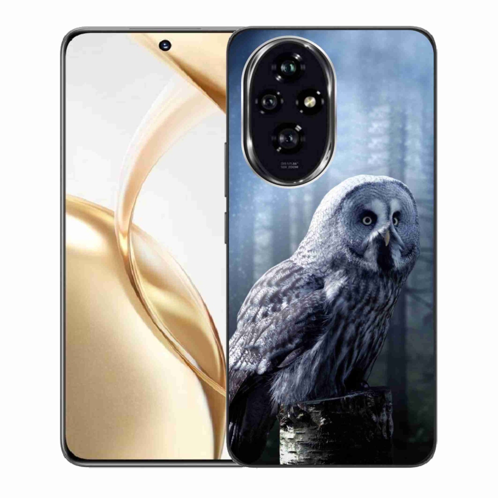 Gelový kryt mmCase na Honor 200 5G - sova