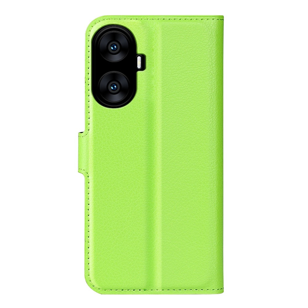 Litchi knížkové pouzdro na Realme C55 - zelené