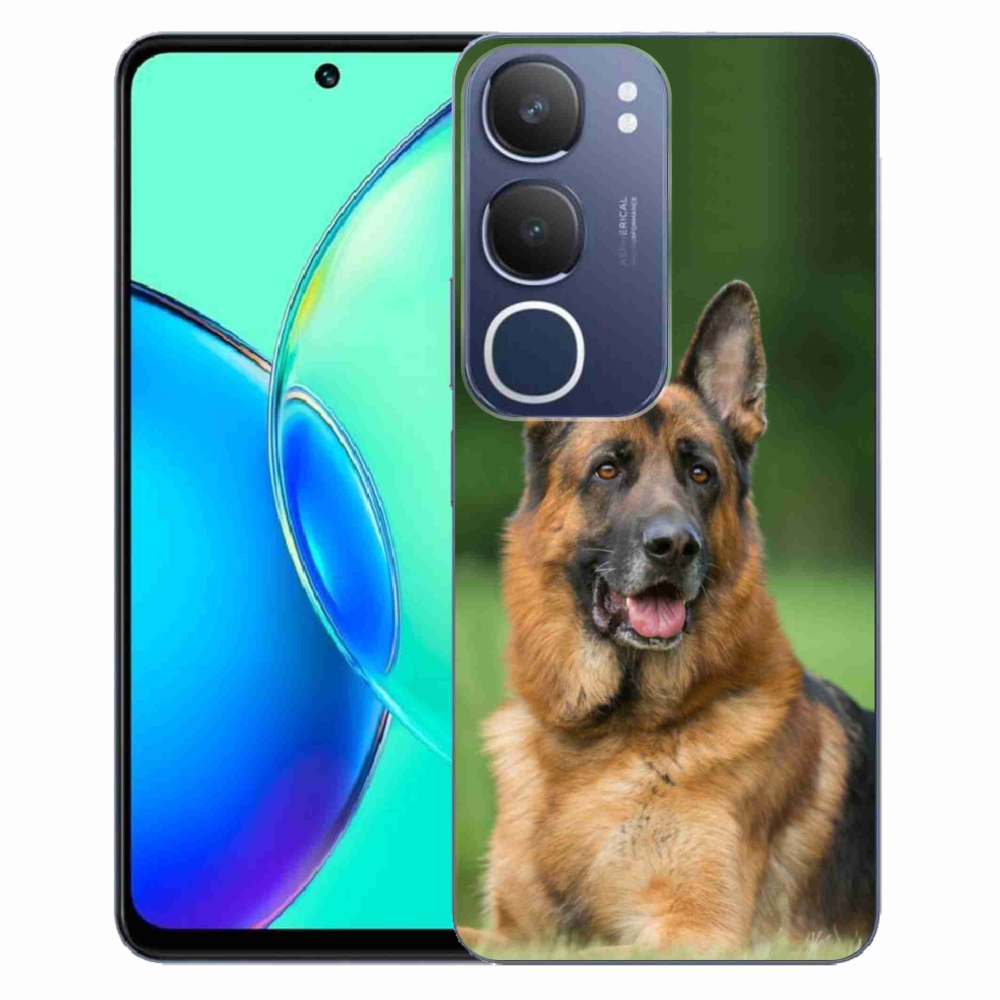 Gelový kryt mmCase na Vivo Y19s - německý ovčák
