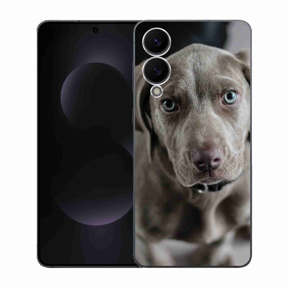 Gelový kryt mmCase na Samsung Galaxy S25 Edge - výmarský ohař