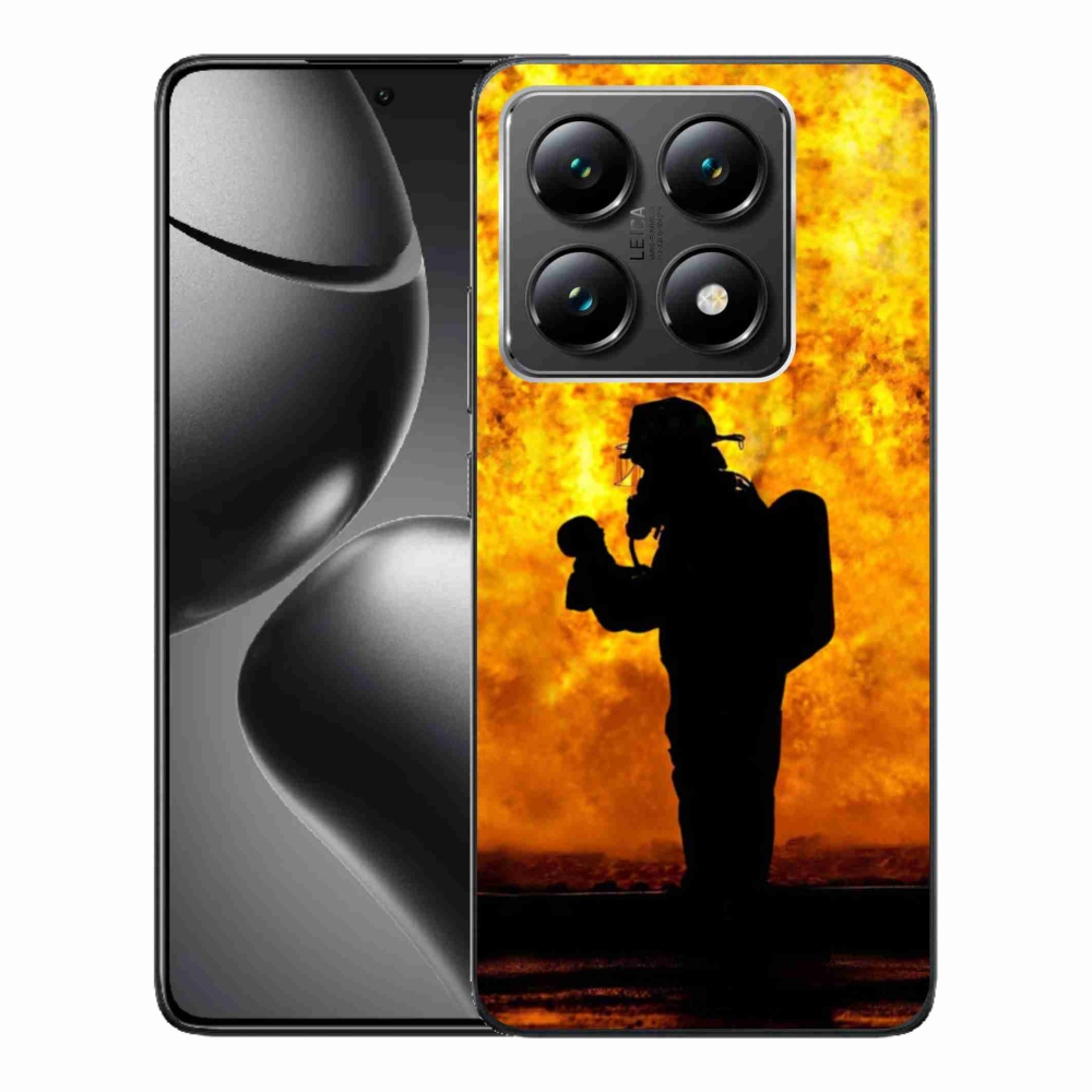 Gelový kryt mmCase na Xiaomi 14T - hasič