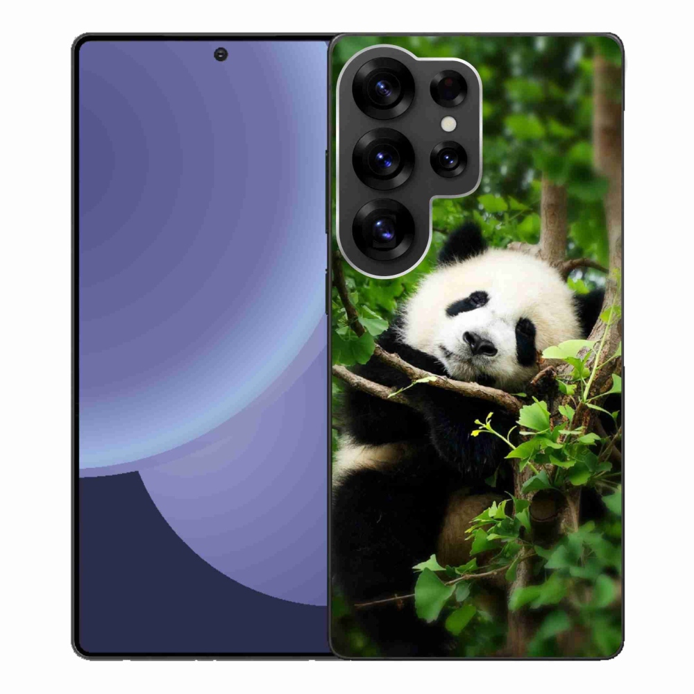Gelový kryt mmCase na Samsung Galaxy S25 Ultra - panda