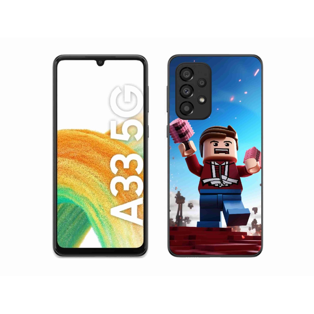 Gelový kryt mmCase na Samsung Galaxy A33 5G - roblox 2