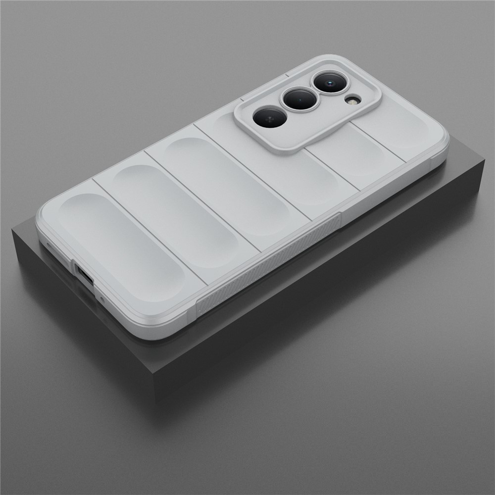 Rugg odolný gelový obal na Xiaomi Redmi 15 5G (169mm) - světlešedý