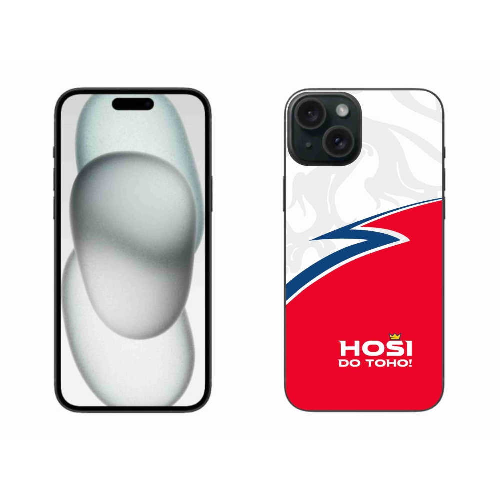 Gelový kryt mmCase na iPhone 15 Plus - hoši do toho 1