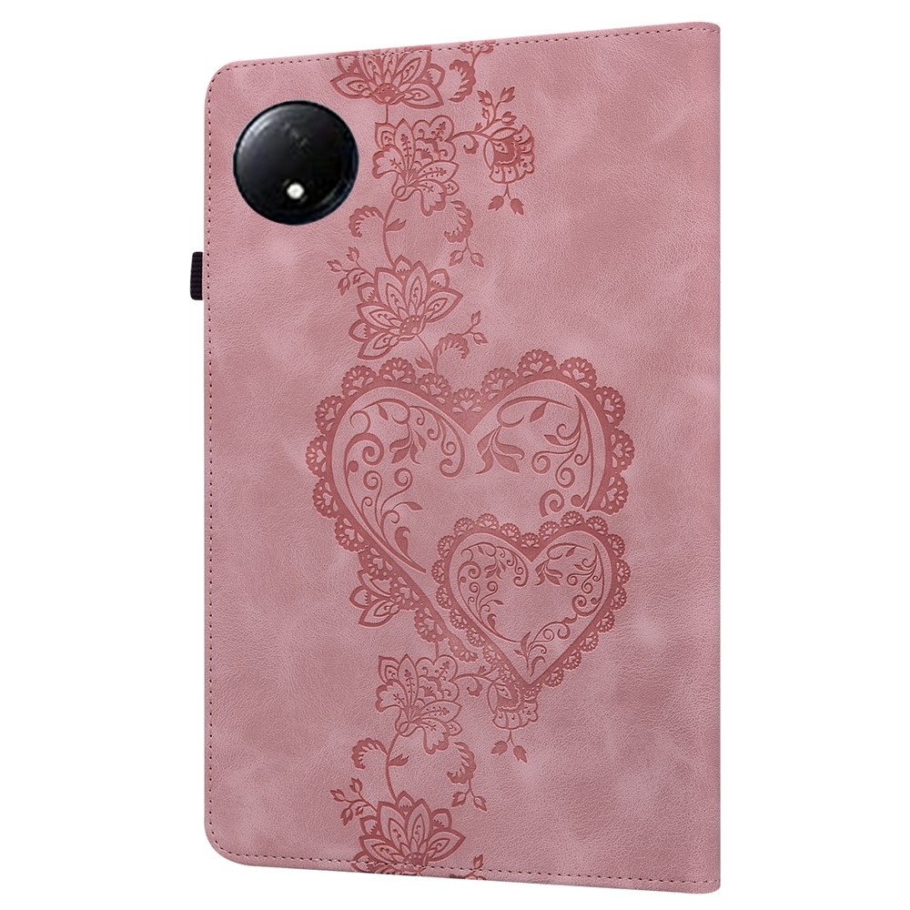 Heart zavírací pouzdro na tablet Xiaomi Redmi Pad SE 8.7 - růžové