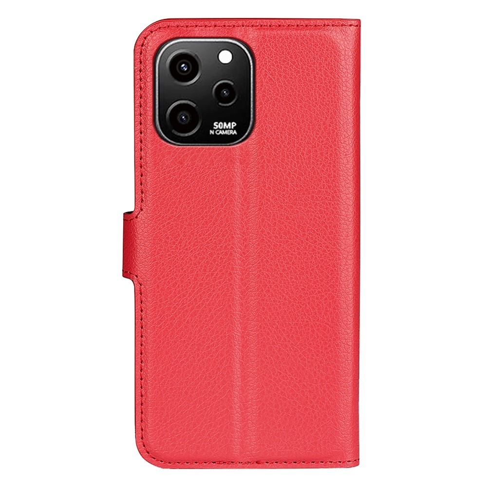Litchi knížkové pouzdro na Huawei Nova Y61 - červené