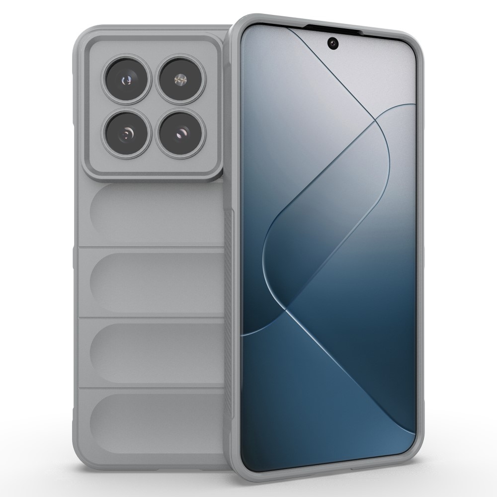 Rugg odolný gelový obal na Xiaomi 14 Pro - světlešedý