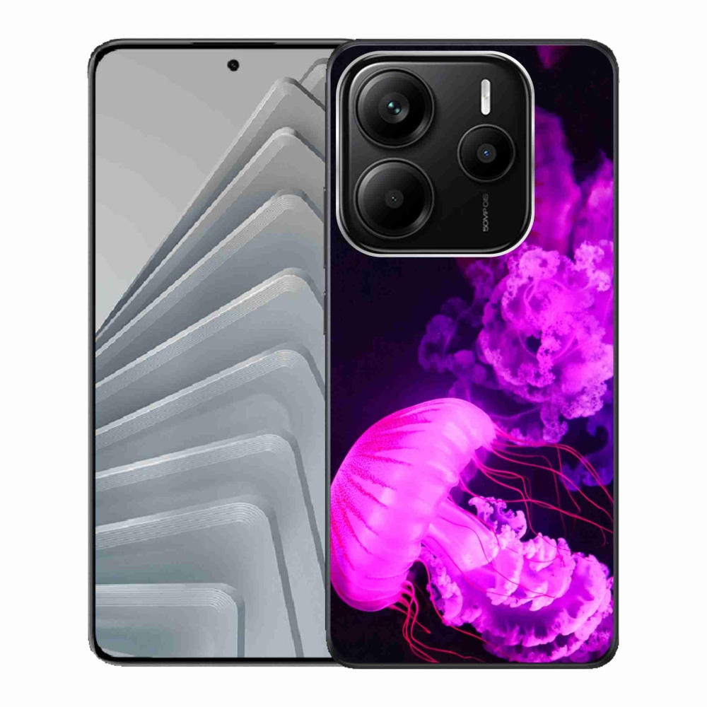 Gelový kryt mmCase na Xiaomi Redmi Note 14 5G - medúza 1