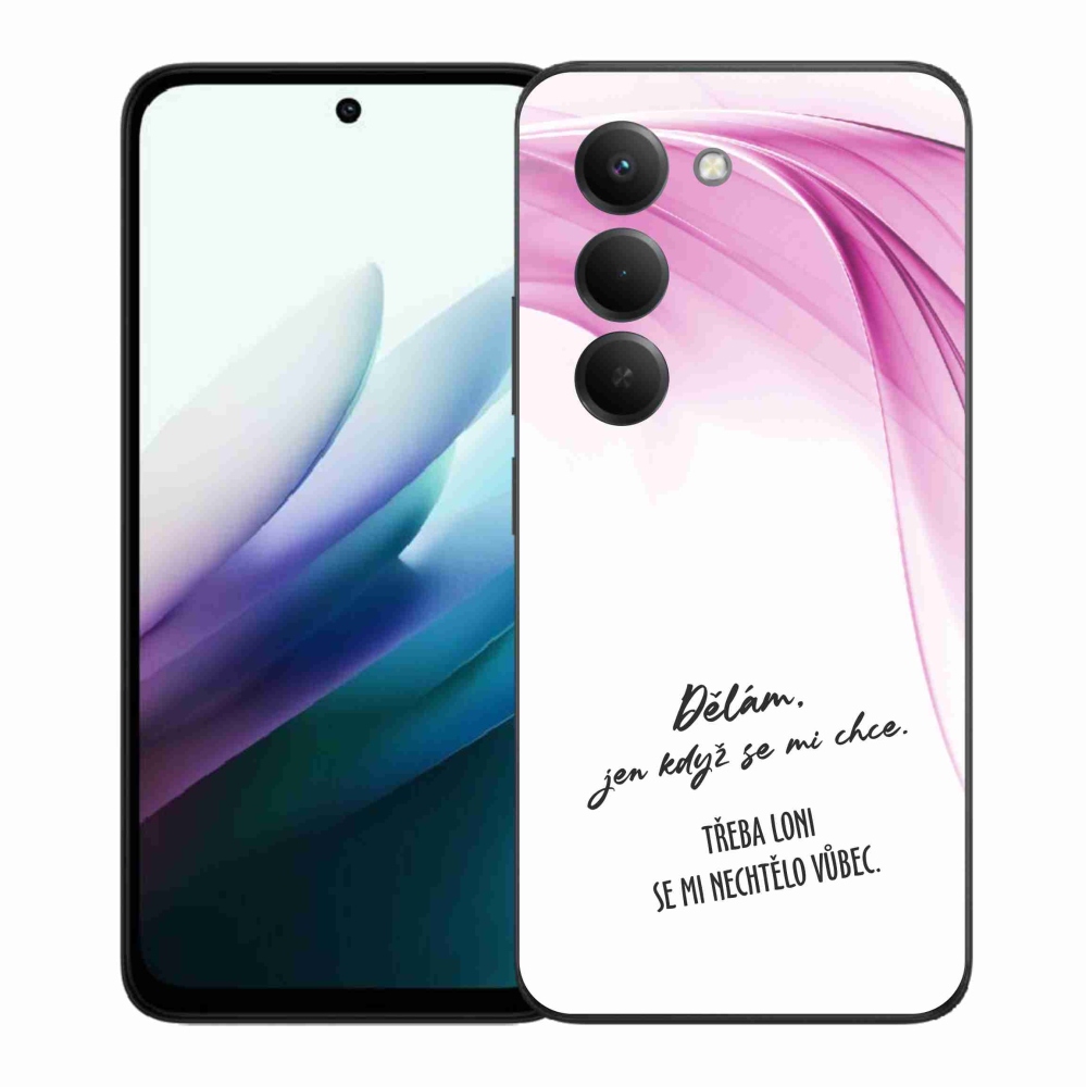 Gelový kryt mmCase na Xiaomi Redmi 15 4G/5G (171mm) - vtipný text 12 bílé pozadí