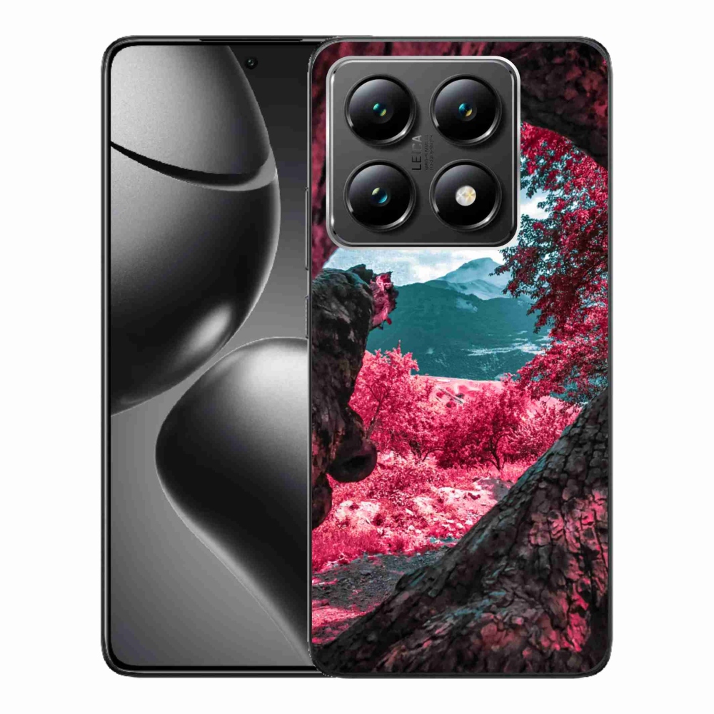 Gelový kryt mmCase na Xiaomi 14T - výhled na hory