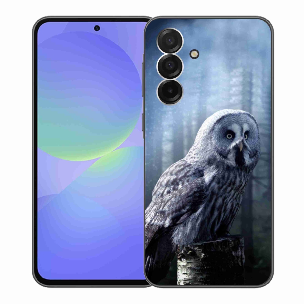 Gelový kryt mmCase na Samsung Galaxy A36 5G - sova