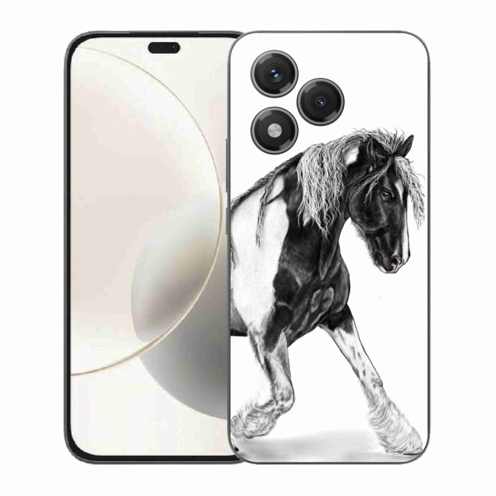 Gelový kryt mmCase na Honor 400 Lite - kůň